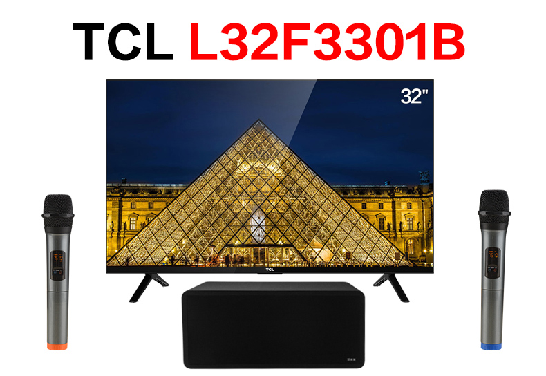 TCL L32F3301B智能电视连接无线话筒家用K歌（S10）