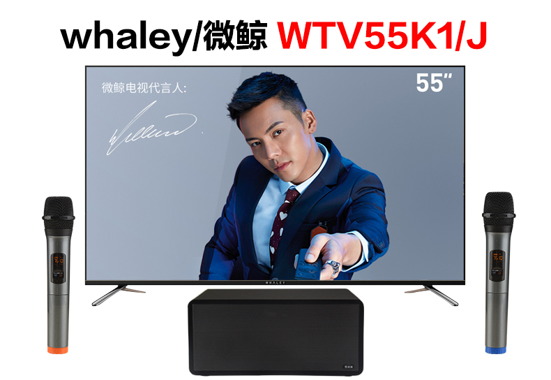 whaley/微鲸 WTV55K1/J 怎么连接麦克风K歌（S10）